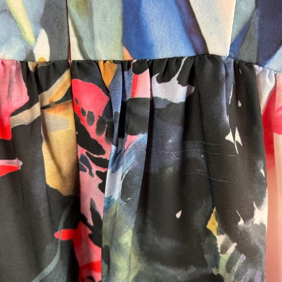 Anthropologie Corey Lynn Calter Watercolour Dress Size 2P - Picture 8 of 9